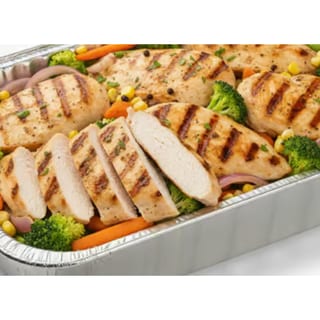 Grilled Chicken with Veggies - Pechuga a La Plancha C/ Vegetales