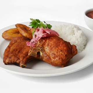 Lunch: Fried Pork Chop - chuleta frita