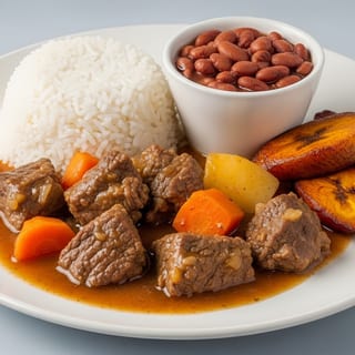 Lunch: Beef Stew- Carne de Res guisada