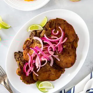 FAMILY meal: Pork Chops - 3 Chuletas picadas