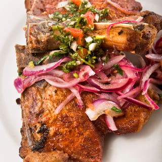 FAMILY meal: Pork Chops - 3 Chuletas picadas
