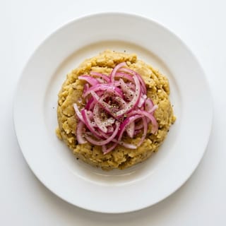 Mangu (Mashed bolied green plantains)